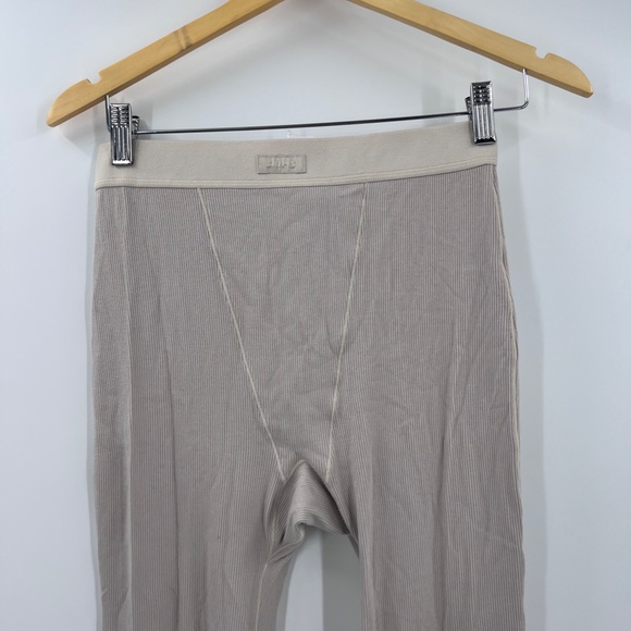 skims cotton rib leggings new color bone new small - Picture 3 of 8